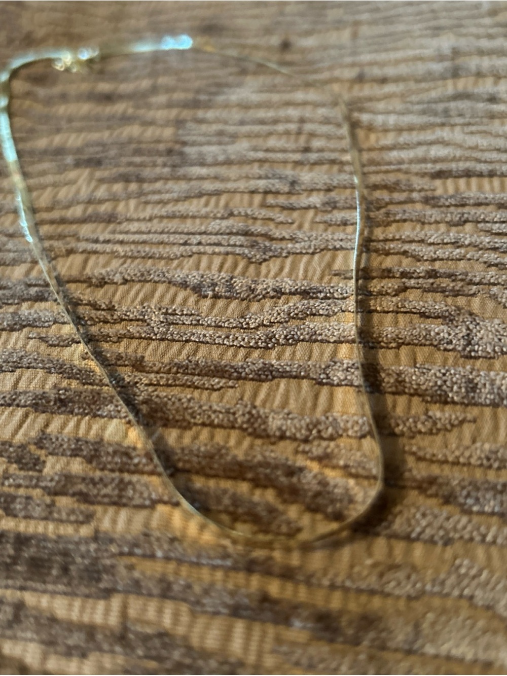 Delicate Gold Herringbone Necklace - Women Jewelry Accent